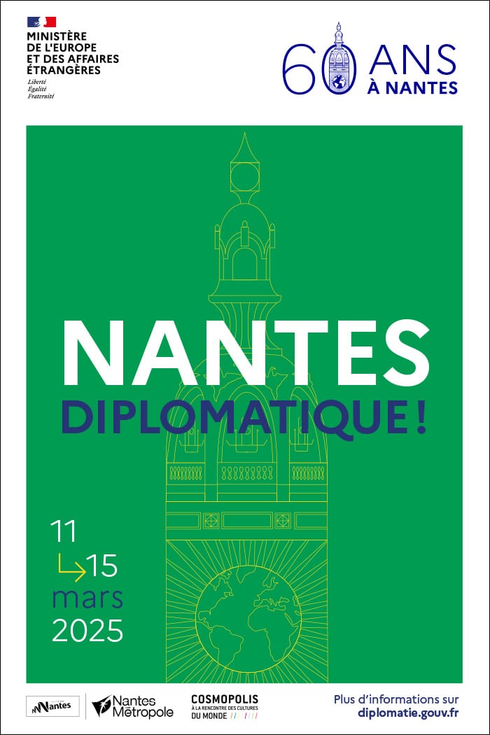 Affiche de l'événement "Nantes diplomatique !"